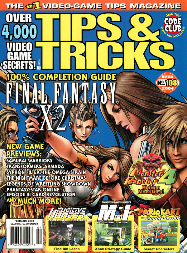 Tips & Tricks Issue 108 (February 2004) cover